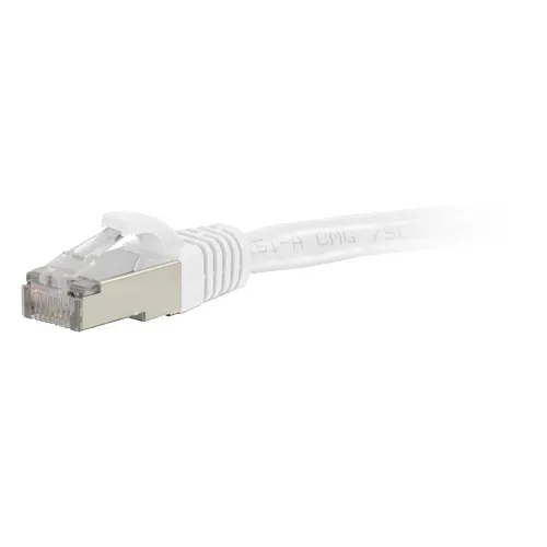 C2G C2G07383 3' Cat6a Snagless Shielded STP Ethernet Patch Cable, White