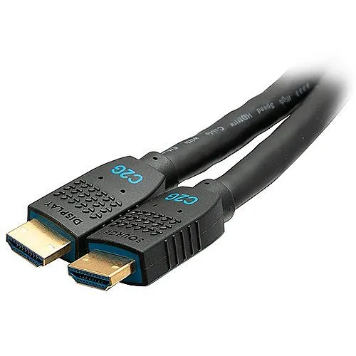C2G C2G10383 Performance Series Ultra Flexible High Speed HDMI Cable with Ethernet, 35', In-Wall CMG Rated, 60Hz, M/M, Black