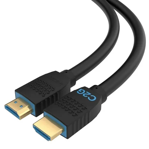 C2G C2G10399 Performance Series Ultra Flexible High Speed HDMI Cable, 4K 60 Hz In-Wall, CMG, FT4 Rated, 12' (3.6m)