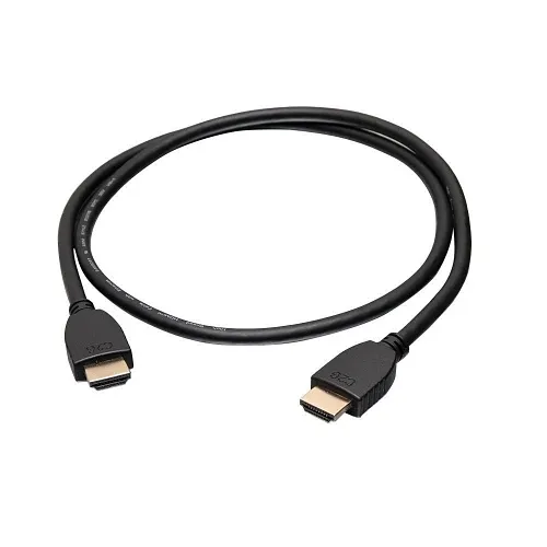 C2G C2G21005 Core Series High Speed HDMI Cable with Ethernet, VW-1 Rated, 4K 60Hz, M/M, Black, 10'