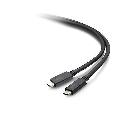 C2G C2G28882 USB Cable, 6FT (1.8M) USB 3.0 Type C Male to Male, 5A