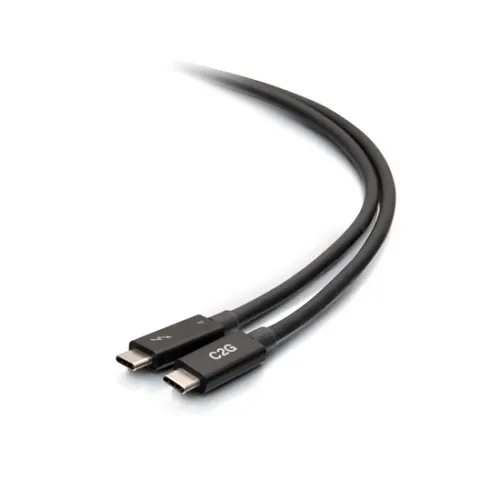 C2G C2G28887 Thunderbolt Active Cable USB to USB, 40Gbps, 6', Black