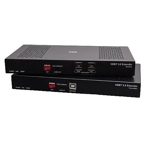C2G 30055 HDMI HDBaseT USB-B to and RS232 Over Cat Extender, 4K, 60 Hz