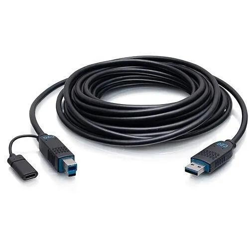 C2G C2G30086 USB 3.2 AMBM Plenum AOC Cable, 35FT (11M)