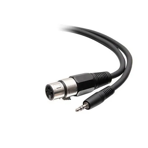 C2G C2G41468 M TRS 3.5mm to XLR Cable, 18", Black