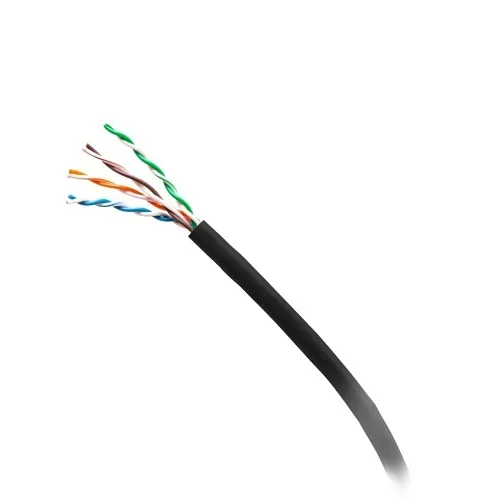 C2G C2G56052 1000' CAT6A Solid Unshielded Twisted Pair CMP Cable, 1000', Black