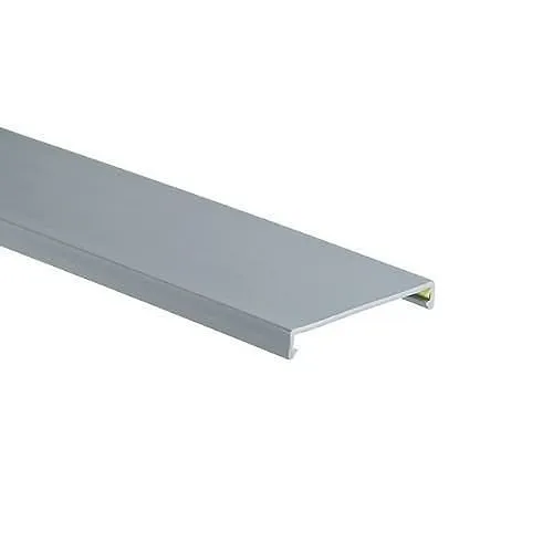 Panduit C3LG6 6' Flush PVC Duct Cover, 6-Pack, Gray