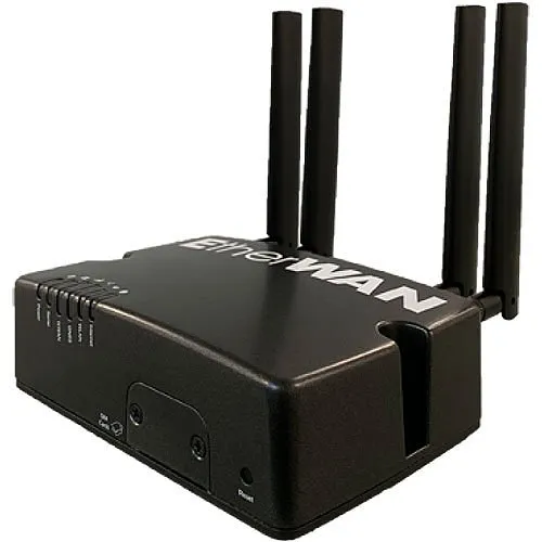 EtherWAN C4G-M-4P3MW LTE Cellular Router, 300Mbps, GPS/GNSS, Wireless LAN 2.4 / 5 GHz, 4-Port Gigabit Ethernet
