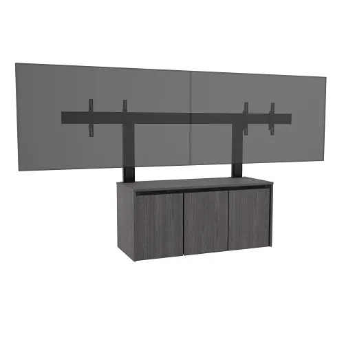 Middle Atlantic C5-2731-XLD2-62 C5 Credenza Dual X-Large Display Mount for Up to 90" Displays and 62" from the Floor