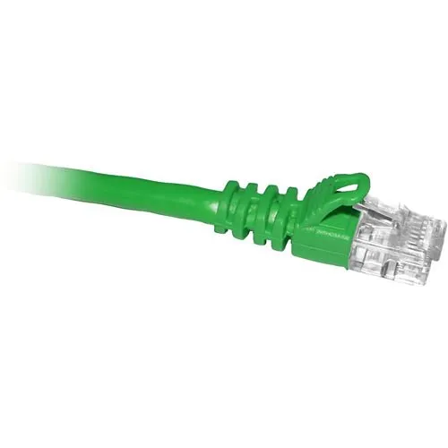 CP Technologies C5E-GR-100-M ClearLinks CAT5e 100' (30.48m) Molded Snagless Patch Cable, 350 MHz, Green