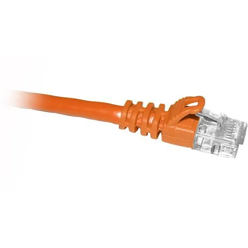 CP Technologies C5E-OR-03-M ClearLinks CAT5e 3' (0.9144m) Molded Snagless Patch Cable, 350 MHz, Orange