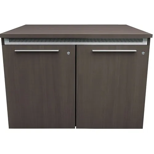 Middle Atlantic C5K2A1SSHA3ZP001 C5 Series Wood Kit with Locks and Handles for C5-FF27-2 Credenza Frame, Asian Night HPL Finish