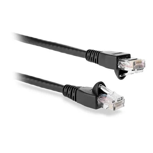 Signamax C6-115BK-1FB CAT6 Snag-Proof Patch Cord, 1', Black