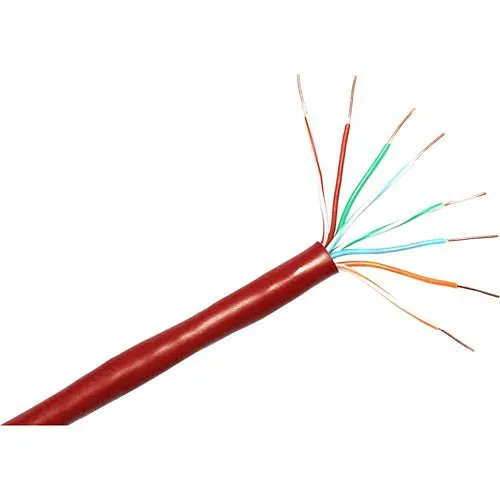 CP Technologies C6-207-4P-RD CAT6 24/4 Stranded UTP Bulk Cable, 1000' (304.8m), 550MHz, Red