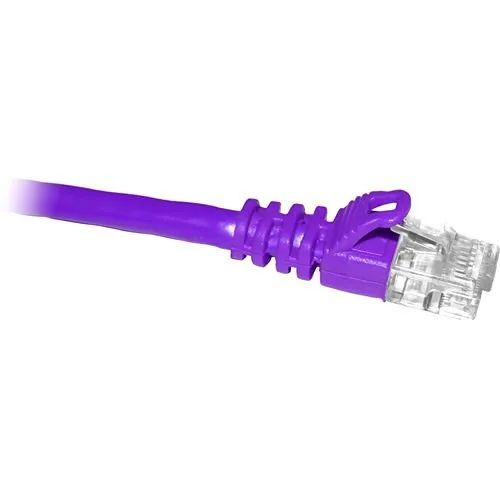 CP Technologies C6-PU-03-M CAT6 Molded Snagless Patch Cable, 3' (0.9144m), 550MHz, Purple