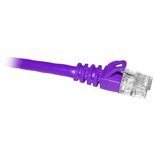 CP Technologies C6-PU-10-M CAT6 Patch Cord, 10'L, Purple