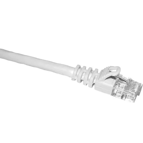 CP Technologies C6-WH-25-M CAT6 Molded Snagless Patch Cable, 25' (7.62m), 550MHz, White