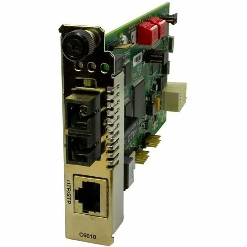 Lantronix C6010-1013 Media Converter, T1/E1 to Fiber MM SC, 2km