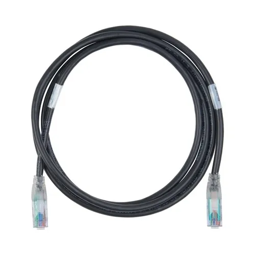 Belden C602100001 1' CAT6+ UTP CMP Patch Cord with RJ45 Connectors, Black