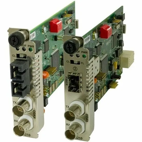 Lantronix C6210-3013 ION DS3-T3/E3 Network Interface Device Module, (2) Coax (BNC) to 1300nm Multimode (SC)