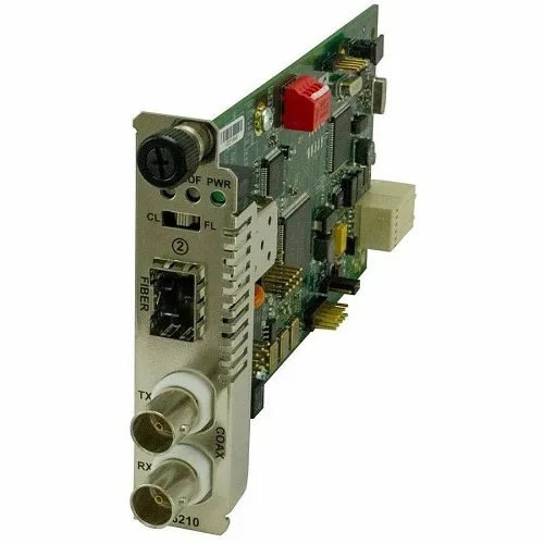 Lantronix C6210-3040 ION DS3-T3/E3 Network Interface Device Module, (2) Coax (BNC) to SFP Slot (Empty)