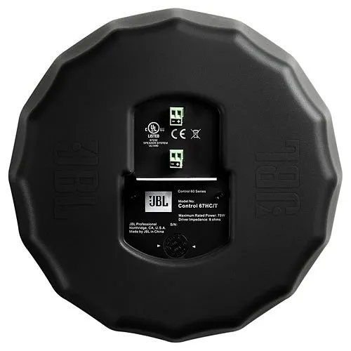 JBL 67HC/T Control Narrow 75-Degree Coverage HighCeiling Pendant Speaker, Black
