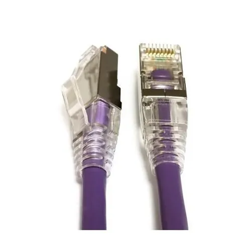 CP Technologies C6A-PU-07-B CAT6a Patch Cord, Shielded, 7'