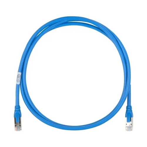 Belden C6F1100003 CAT6 Plus Patch Cable, 24/4 Solid BC, Shielded F/UTP, CMR, T568A/B-T568A/B, 3' (0.9m), Black