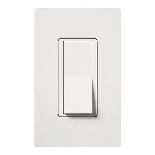 Lutron CA-1PS-WH DIVA Single-Pole 3-Way Dimmer, 120V, 300W, White