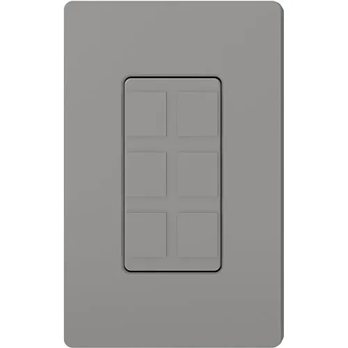 Lutron CA-6PF-GR DIVA Multi-Pole 3-Way Dimmer, 120V, 300W, Gray