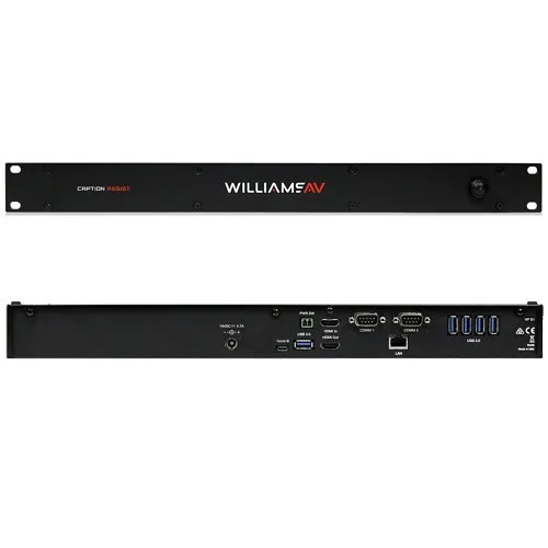 Williams AV CA C3 Caption Assist Open Captioning and Text Archiving System