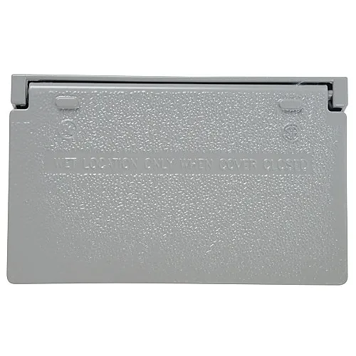 Pass & Seymour CA26-GH Horizontal Decorator Cover, 1-Gang, Faceplates and Mounting Boxes