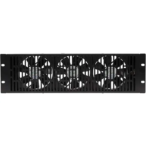 Sanus CAFH01-B1 Sanus CAFH01 3U High Volume Rack Fan, EcoSystem Compatible, 45 dBA, Black