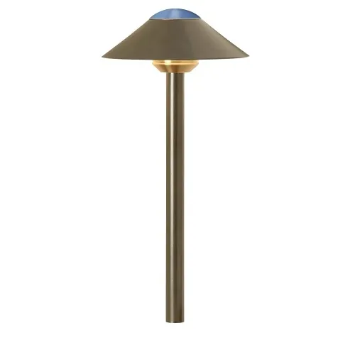 FX Luminaire CALEDTA-BZ Path Light Pinnacle Collection Series CA Path Light, LED Top Assembly, Bronze