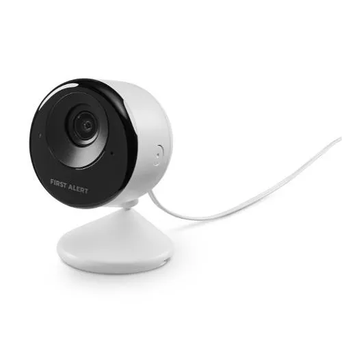 First Alert CAMW-WI VX Series VX5 2MP HD Indoor Wi-Fi Camera, WDR, White