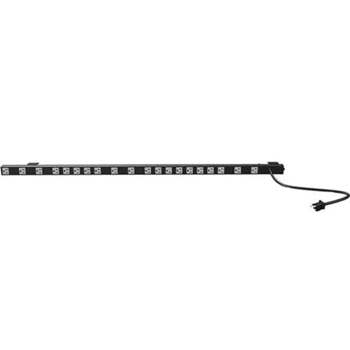 Sanus CAPS27-B1 Sanus CAPS27 27U Rack Vertical Mount Power Strip, Black