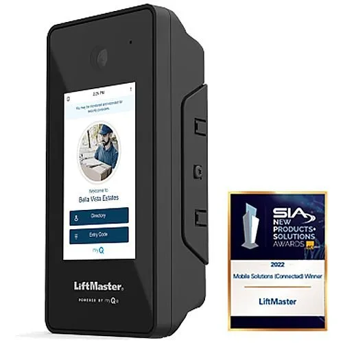 LiftMaster CAPXS Smart Video Intercom for Smaller Multi-Tenant Buildings and Single Family Homes, Surface-Mount/ Single Gang Box, Cloud-Based System