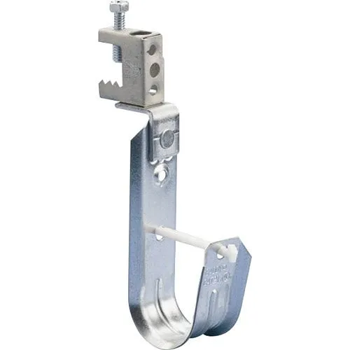 nVent CADDY CAT12BC Cablecat J-Hook with BC Beam Clamp, 3/4" Diameter