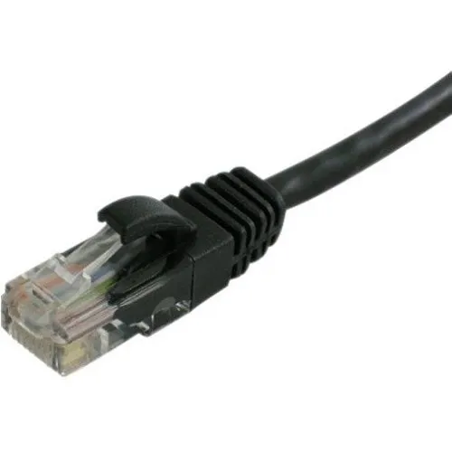Lynn Electronics CAT6-03-BKB Optilink Cat6 UTP Stranded with Molded Boots Patch Cable, 3' (0.9m), Black