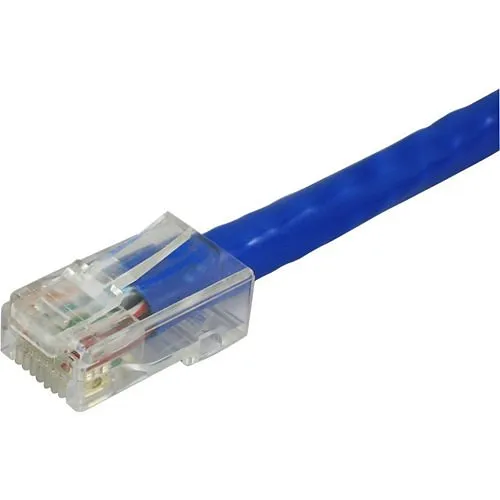 Lynn CAT6-05-BL Optilink CAT6 UTP Stranded Non-Booted Patch Cable, 5', Blue