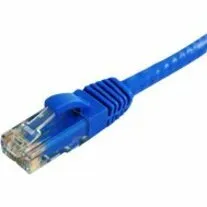 Lynn Electronics CAT6-05-BLB Optilink Cat6 UTP Stranded with Molded Boots Patch Cable, 5' (1.5m), Blue