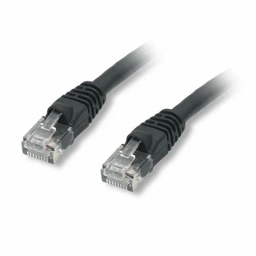 Comprehensive CAT6-7BLK-25VP Cat6 Snagless Patch Cables 7' (2.1m), Black, 25-Pack