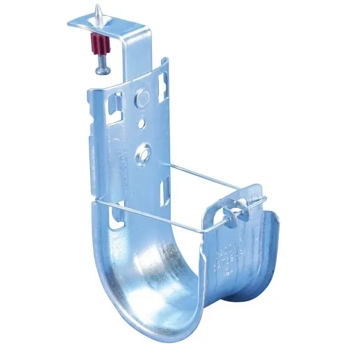 nVent CADDY CAT64HPSF Cat High-Performance J-Hook with Shot-Fire Bracket, 4" Diameter