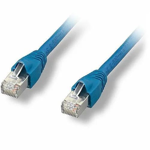 Comprehensive CAT6A-7BLU CAT6A Shielded Patch Cable, 7' (2.1m), Blue