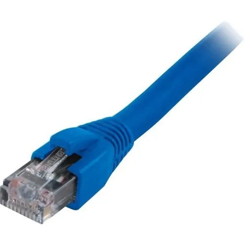 Comprehensive CAT6SH-35BLU Cat6 Snagless Solid Shielded Patch Cable 35', Blue