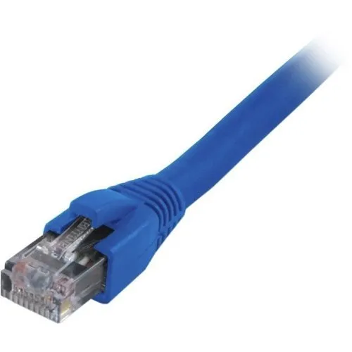 Comprehensive CAT6SH-75BLU CAT6 Snagless Solid Shielded Patch Cable 75', Blue