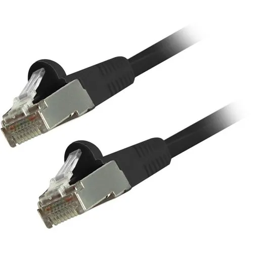 Comprehensive CAT6STP-25BLK CAT6 Snagless Shielded Patch Cable, 25' (7.6m), Black
