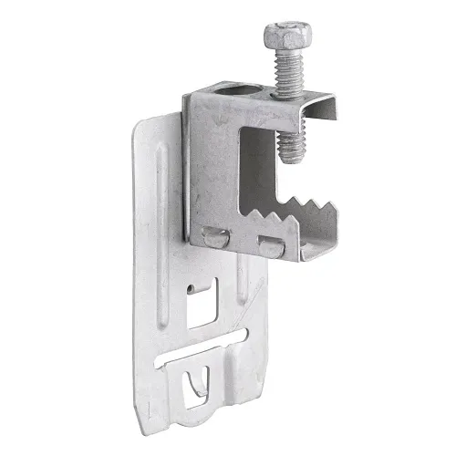 nVent CADDY CATHPMBC Cat HP J-Hook Mod Clip with BC Beam Clamp, 1/8"–1/2" Flange