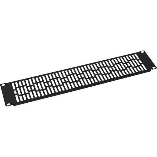 Sanus CAVBP2-B1 Sanus 2u Steel Vented Blanking Panel; Fits All Component Series AV Racks