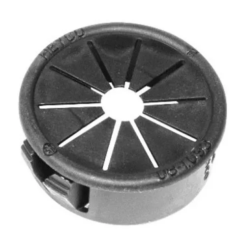 GRI CB-875-BL 7/8" Wire Run Plug, Black (Min Order Qty. of 100)